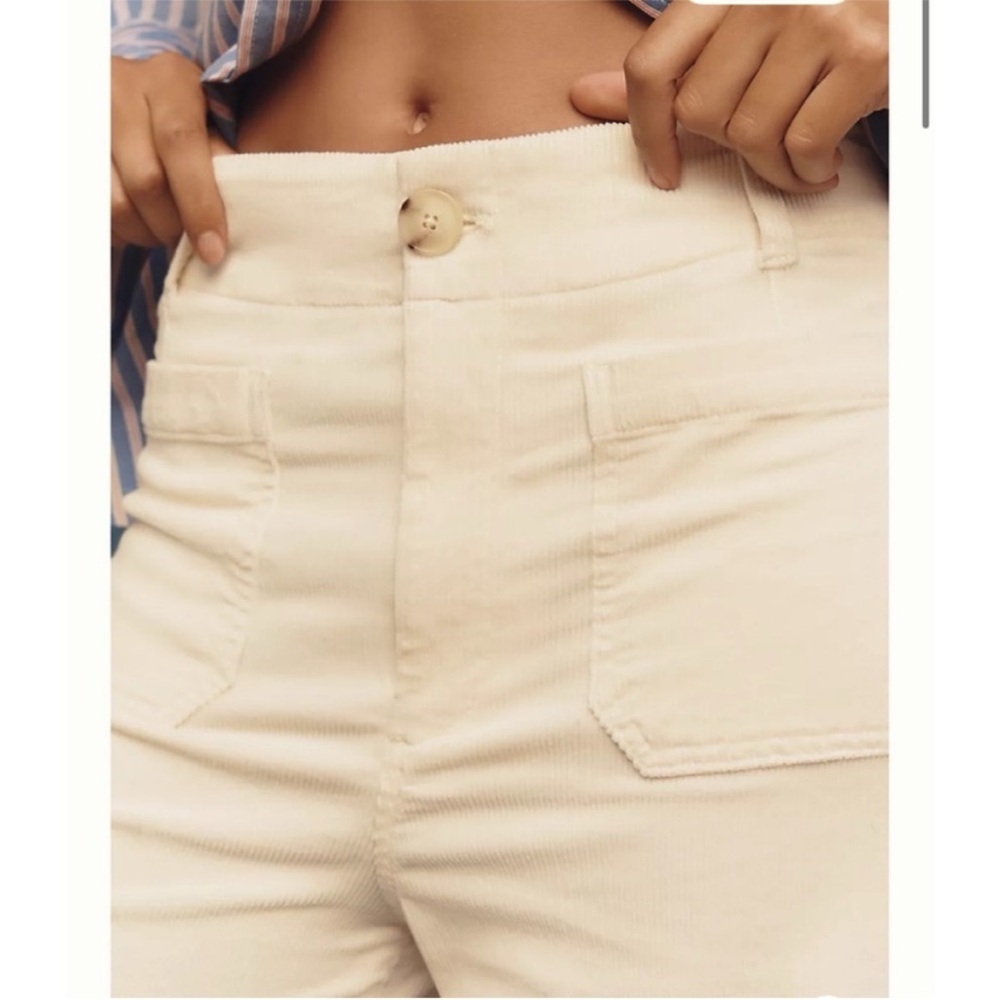 Maeve Colette corduroy crop wide leg pants - Picture 4 of 9